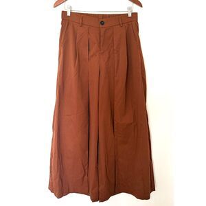 Manfinity Muted Orange Wide Leg Skirt Pants Mens Flowy Drape Avant Garde Look M